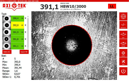 Оптическая система измерения отпечатков по методу Бринелля Affri BK20