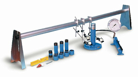 Прогибомер на 100 кН с тремя измерителями часового типа (ИЧ) MATEST S223 KIT